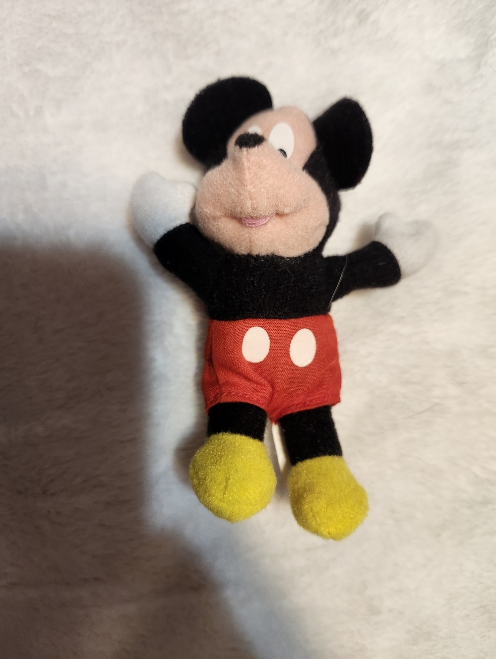 Kellogg's Walt Disney Mini Bean Bag Plush Stuffed Mickey Mouse, 4 inches, Label